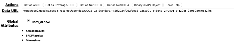 OPeNDAP example.