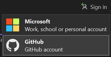 显示 Visual Studio 中的个人资料卡的屏幕截图。